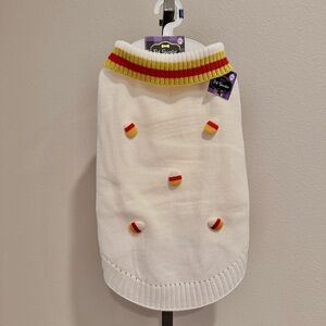 NWT Woof Halloween/ Fall pet sweater size XL
